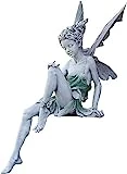 Sitzende Fee Garten Ornament 22cm Höhe, Tudor Und Turek Sitzen Magische Fee Statue, Harz Elfen...