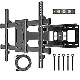 BONTEC TV Wandhalterung für 32-80 Zoll Bildschirme bis zu 60kg, Wandhalterung Fernseher Schwenkbar...
