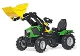 Rolly Toys rollyFarmtrac Trettraktor Deutz-Fahr 5120 (mit rollyTrac Lader, für Kinder von 3-8...