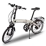 VELOJA® Ebike Klapprad – elektrisches Fahrrad faltbar – 20 Zoll – StZVO Ausstattung – 250W...