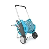 Cellfast Satz DISCOVER Schlauchwagen, Gartenschlauch 30m, 1/2', Anschlussgarnitur und einfache...