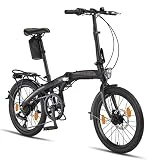 Licorne Bike Phoenix 20 Zoll Aluminium Faltrad Klapprad Scheibenbremse Discbremse Faltfahrrad Herren...