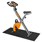 SONGMICS Heimtrainer, Fahrradtrainer, Fitnessbike,zusammenklappbares Fitnessfahrrad, 8 magnetische...