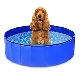GoPetee Hundepool für Hunde Swimmingpool Planschbecken Hundebadewanne Haustierpool mit Ablassventil...
