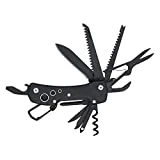 Amazon Basics 15-in-1-Multitool-Sicherheitsschloss aus Edelstahl mit Nylonscheide
