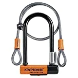 Kryptonite Evolution Mini 7 Kabel Kryptoflex Verschluss, schwarz/orange, One Size