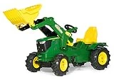 Rolly Toys rollyFarmtrac John Deere 6210R Trettraktor (für Kinder 3-8 Jahre, Luftbereifung,...