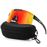 suoso Sportbrille-Sonnenbrille Herren-Damen-Fahrradbrille-Sunglasses men Polarisiert UV400 Damen Ski...