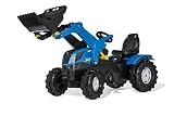 Rolly Toys rollyFarmtrac New Holland (für Kinder von 3-8 Jahre, verstellbarer Sitz,...