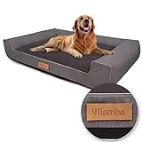 Petsen Personalisierte Hundebett Mittelgroße Hunde | Hundekissen Grosse Hunde | Hundekörbchen |...