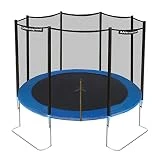 Ultrasport Gartentrampolin Jumper, Ø 366 cm, inkl. Sprungtuch, Federn, Sicherheitsnetz,...