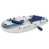 ArtSport Schlauchboot 330 cm für 4 Personen — Paddelboot aufblasbar mit 2 Sitzbänken —...