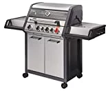 Enders Gasgrill MONROE PRO 4 SIK TURBO, 4-Brenner mit Kocher, Backburner-Infrarotbrenner, PanoVision...