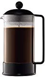 Bodum 1548-01 BRAZIL Kaffeebereiter (French Press System, Permanent Edelstahl-Filter, 1,0 liters)...