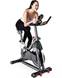 FITINDEX Heimtrainer Fahrrad Magnetisches Indoor Cycling Bike Ruhig, Still Stationäres Speedbike...