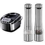 Bundle Set: Russell Hobbs Multikocher [11-in-1: Reiskocher, Schongarer, Dampfgarer, Slow Cooker,...