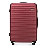 WITTCHEN Koffer – Großer | hartschalen, Material: ABS | hochwertiger und Stabiler | Rot | 96 L |...