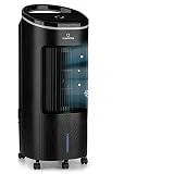 Klarstein Klimaanlage ohne Abluftschlauch, 5-in-1 Air Cooler, Leiser Ventilator, Luftbefeuchter &...