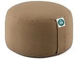Present Mind Yogakissen Meditationskissen Extra Hoch - Sitzhöhe 20cm - Waschbarer Bezug aus...