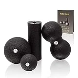 High Pulse® Faszien Set inkl. 2X Faszienball, 1x Mini Faszienrolle, 1x Duoball und Übungsposter...