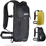 AARON Fahrradrucksack und Skirucksack 8L Wasserdicht mit Regenschutz, ergonomische Rückenpolster...