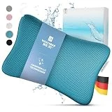 HAVENHAUS Premium Badewannenkissen blau | Badekissen für Badewanne schnelltrocknend & extra große...