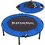 KINETIC SPORTS Fitness Trampolin Ø 96 cm – Jumping Fitness mit Randabdeckung, Indoor Trampolin...