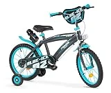 Toimsa 16' 16 Zoll Kinderfahrrad Kinder Jungen Fahrrad Rad BMX Bike Jungenfahrrad Blue Ice