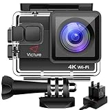Action Cam 4K WIFI 20MP Victure Wasserdicht 30M Unterwasserkamera Ultra Full HD Sport Action Kamera...