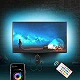 Mexllex Led TV Hintergrundbeleuchtung 55 bis 75 zoll,Smart Led App Steuerbar 5050 led backlight,USB...