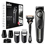Braun Barttrimmer 7, Trimmer/Haarschneider Herren, Haarschneidemaschine, für Gesichts- und...