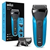 Braun Series 3 Rasierer Herren, 3-in-1-Elektrorasierer, Barttrimmer mit 5 Kammaufsätzen,...