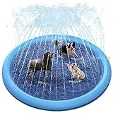 Raxurt Hundepool, 170cm Rutschfeste Spritzpistole für Hunde Verdicktes, langlebiges Upgrade-Bad...