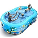iBaseToy Aufblasbarer Pool - Groß Planschbecken für Kinder, Erwachsene, Babys und Kleinkinder,...