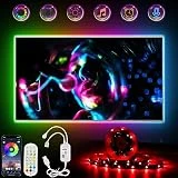 LED TV Hintergrundbeleuchtung 4m, RGB LED Strip for 45-75 zoll TVs Smart LED Fernseher...