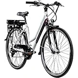 ZÜNDAPP E Bike 700c Trekkingrad Damen Pedelec Z802 Elektrofahrrad 21 Gänge 28 Zoll Rad...