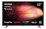 DYON Smart 32 AD-2 80 cm (32 Zoll) Android TV (HD Triple Tuner, Prime Video, Netflix, Google Play...