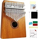 Kalimba 17 Schlüssel, Kalimba Instrument mit Lernpaket, Daumenklavier Kalimba ist ein...