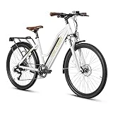YOSE POWER 27,5'' City E-Bike 36V 250W Heckmotor mit Shimano 7 Gang Freilauf Damenfahrrad mit 36V...