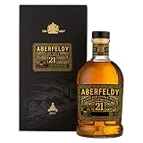 Aberfeldy 21 Jahre alter Highland Scotch Single Malt Whisky in edler Geschenkbox, im Eichenfass...