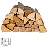 100kg (4x25kg) Brennholz & 100 Bioanzünder - Kaminholz 100% Buchenholz Feuerholz 25cm -...