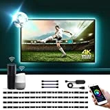Lepro Smart LED Strip 2M, TV Hintergrundbeleuchtung, RGB 60 LEDs, Wifi LED Streifen, Wlan USB LED...
