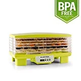 Klarstein Bananarama Dörrgerät Früchte Trockner Dehydrator 400W 4 Etagen Dörrautomat mit timer...