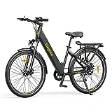 Eleglide E-Bike, T1 Step-Thru Elektrofahrrad 27.5'' Trekkingrad E-Citybike mit 36V 13Ah Lithium-Akku...