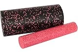 Body Coach Faszienrolle und Massagerollen Set mit Tasche schwarz rot