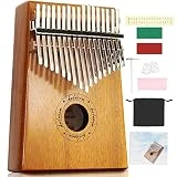 Kalimba 17 Schlüssel, Daumenklavier Kalimba Thumb Piano Finger Solide Kalimba Instrument mit...