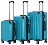 BEIBYE 2048 Zwillingsrollen 3 TLG. Reisekofferset Koffer Kofferset Trolley Trolleys Hartschale in 14...