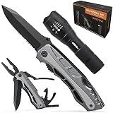 ORSIFOW Multifunktions Taschenmesser, 16 in 1 Multitool Taschenwerkzeug mit Zange Klappmesser...