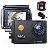 APEMAN Action Cam A79,4K WiFi 20MP Unterwasserkamera Digitale wasserdichte 40M Helmkamera (2.4G...