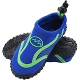 Deuba Wasserschuhe Badeschuhe Surfschuhe Strandschuhe Kinder Gr. 34 blau/grün